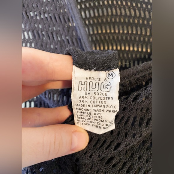 Vintage 1980s Here’s A Hug Crochet Jumpsuit - Picture 2 of 4